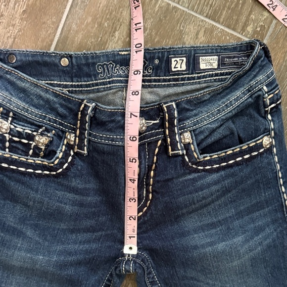 Miss Me Dark Blue Bootcut Jeans - Picture 7 of 10